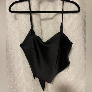 CitiWear Black Triangle CropTop